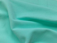 Tissu tricoté interlock uni texturé en nylon et élasthanne, 165 cm, 170 g/m², extensible, respirant, doux au toucher, pour filles, protection solaire