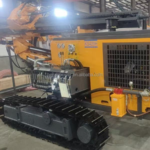 피스톤 워킹 모터 58Kw 디젤 엔진 + 55Kw 전기 모터 파워 광석 드릴링 표면 DTH 발파 구멍 드릴 장비 - Product Image 2