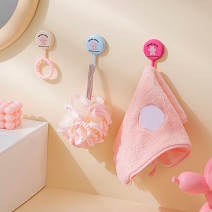 Gancho de Almacenamiento de Plástico sin Clavos, Porta Llaves, Perchero para Sombreros, Ganchos Decorativos de Pared con Lindos Dibujos Animados, para Baño y Cocina - Product Image 2
