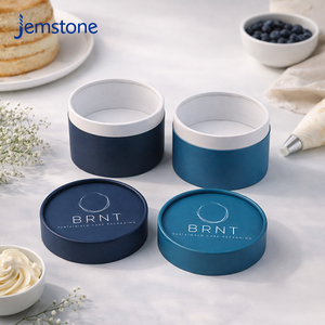 Custom Recyclable Food Grade Cookie Baking Basque Cake Cylinder Round Cardboard Box Cheesecake Paper Tube Packaging - Product Image 1