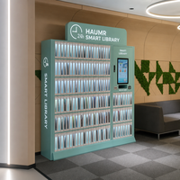 HAUMR OEM - Mueble expendedurero de libros para biblioteca con cerradura electrónica inteligente y software de gestión bibliotecaria Anytime Library