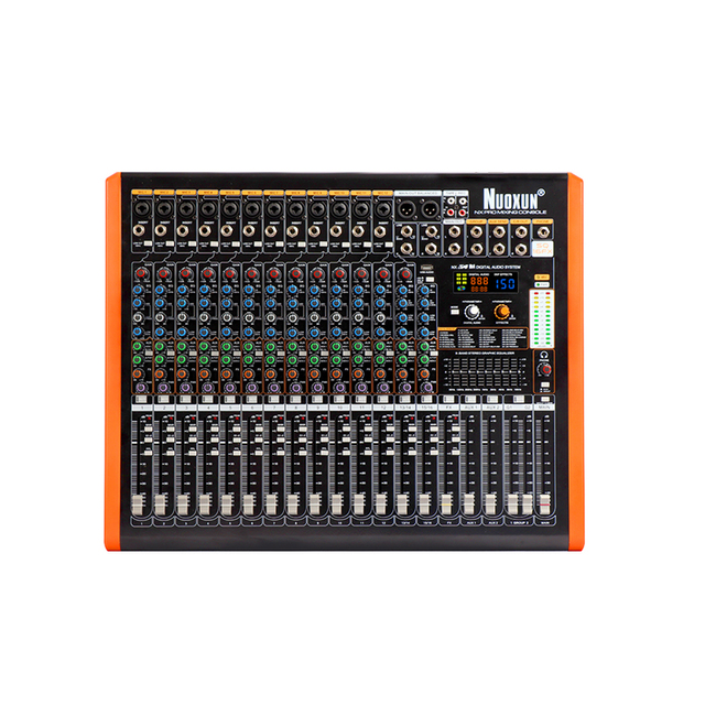 Professional 16 Channel Audio Mixer High Quality Audio Sound Equipment Dj Stage Controller
