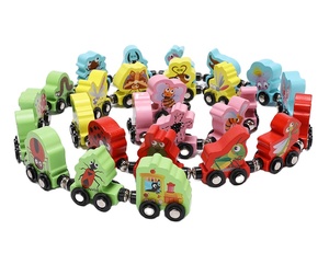 Cadeaux d'anniversaire parfaits pour les tout-petits garçons et filles 2025, train en bois magnétique amusant, vente en gros YR0752 - Product Image 1