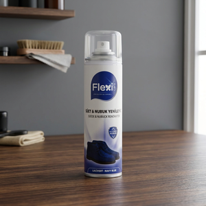 Kit de Cuidado Diario para Zapatos Flexicare Azul Marino, Portátil, 250 ml, Certificado ISO9001, Cepillo para Pulir Madera, Bomba de Spray, para Gamuza, Nobuk y Zapatillas Deportivas - Product Image 3