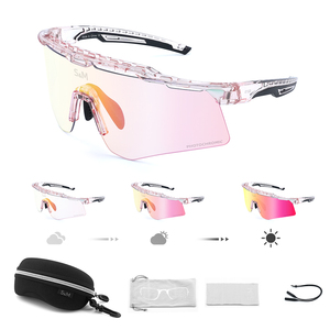 Lunettes de Soleil et de Sport Cyclisme Photochromiques avec Protection UV pour Hommes et Femmes VTT - Design Tendance à Lentilles Miroir - Product Image 3