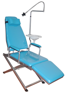Luxury Portable Folding <strong>Dental</strong> <strong>Chair</strong> <strong>Unit</strong> with Instrument Tray Movable Light Turbine <strong>Electric</strong> Manual Power Source - Product Image 4