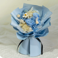 Bouquet de fleurs fraîches stabilisées personnalisé, coffret cadeau rose éternelle pour Noël, la Saint-Valentin, anniversaire, célébration, vente en gros