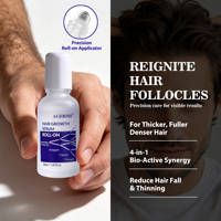 Sérum de croissance capillaire non gras à base d'eau, Redensyl, Capixyl GHK-Cu AHK-Cu Peptide, double peptides de cuivre pour une utilisation quotidienne sur les cheveux et le cuir chevelu