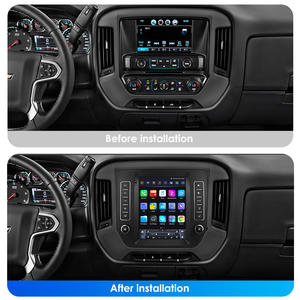 Carupz GPS mobil Android 9.7 inci navigasi gaya Tesla vertikal Chevrolet Silverado/GMC/Sierra 2014-2016 8Core DSP 7862S - Product Image 2