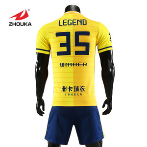 de fútbol venta al por mayor de 100% poliéster de fútbol <span class=keywords><strong>jersey</strong></span> hombre <span class=keywords><strong>jersey</strong></span> de manga corta <span class=keywords><strong>azul</strong></span> camisetas de fútbol venta - Product Image 2