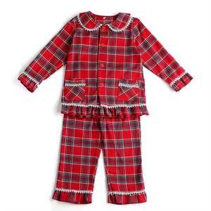 Pyjamas en flanelle pour enfants RTS, ensembles de vêtements de nuit assortis pour la famille, robe pour bébé fille, pyjama pour garçon, vêtements de nuit pour maman et moi - Product Image 4