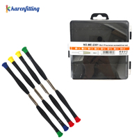 Jeu de tournevis de précision portable 8 pièces en acier trempé pour montres, lunettes, téléphones portables, consoles de jeux, jouets électroniques