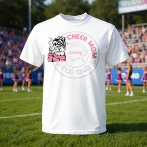 Camiseta para mamá de aficionada al cheerleading que sobrevive al fin de semana de competición - Product Image 3