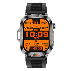 Reloj Inteligente V17Z Cuadrado con Monitor de Ritmo Cardíaco, Reloj Inteligente Android de Moda con Función de Llamadas por Bluetooth para Hombres y Mujeres 2025 - Product Image 2