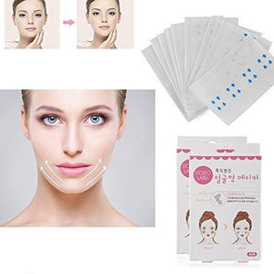 Pegatinas faciales invisibles y delgadas, línea antiarrugas, flacidez, estiramiento Facial en forma de V, cinta adhesiva rápida para Barbilla, 40 Uds. - Product Image 6