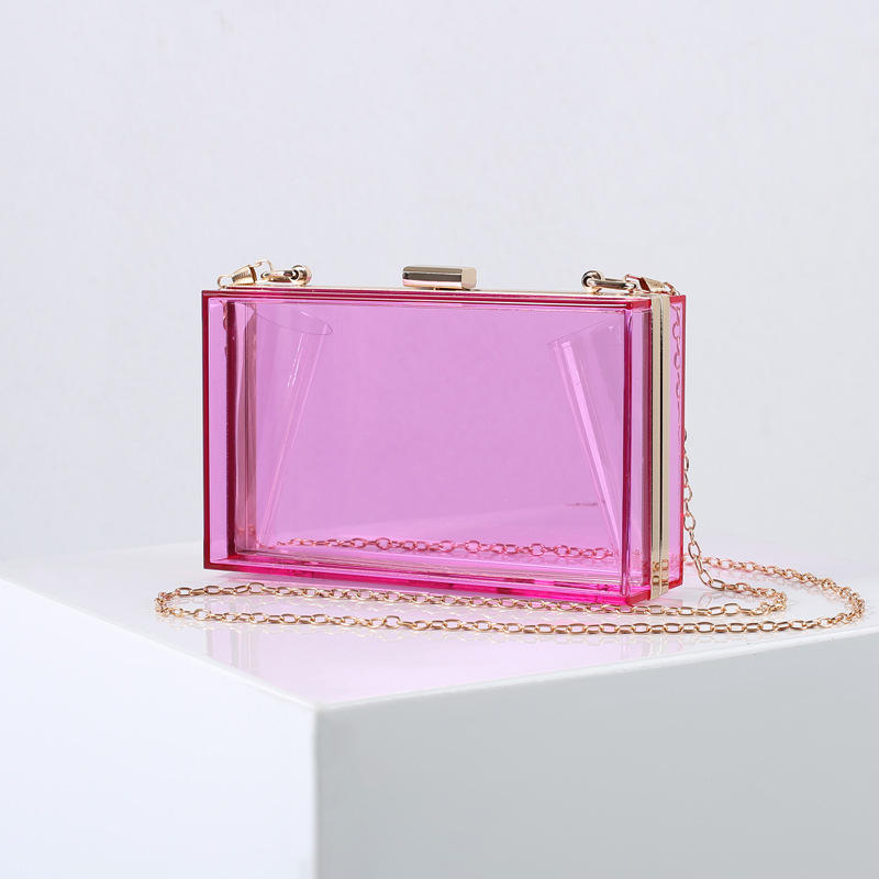 Box Clutch Clear Acrylic Purse Wholesale Wholesale Women