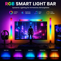 Barra de Luz RGB Inteligente LED con Control por Aplicación WiFi y Sincronización Musical para Decoración de Habitaciones de Juego, Escritorios y TV