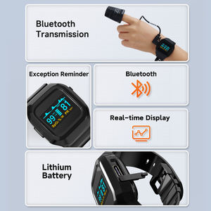 Jam Tangan Pintar Yonker <span class=keywords><strong>Oximeter</strong></span> Tipe Pinggang, <span class=keywords><strong>Pulse</strong></span> <span class=keywords><strong>Oximeter</strong></span> SpO2 PI, Manajemen Data, Baterai Lithium Terintegrasi untuk Deteksi Kontinu - Product Image 3