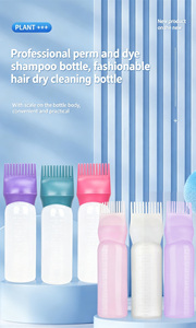 Botellas para Tinte de Cabello, Botellas para Solución de Permanente, Uso Doméstico y en Salón, Herramientas de Lavado Suavizantes, Peines Aplicadores de Medicamentos, Hechos de Material PP - Product Image 2