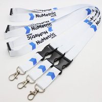 Laccetto da Collo Promozionale in Poliestere Ecologico con Gancio a Coccodrillo e Porta Badge, Personalizzabile con Logo e Colore, per Vendita all'Ingrosso
