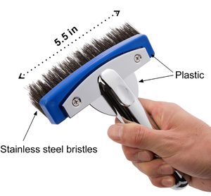 Cepillo Telescópico de Aluminio para Limpieza de Algas en Piscinas, Aplicación en Exteriores, Limpiador de Paredes y Cepillos - Product Image 2