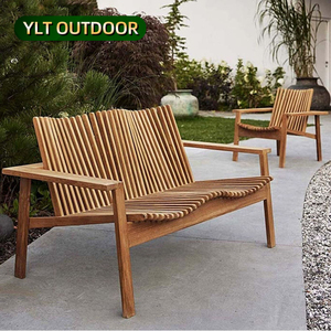Set di Divani da Giardino in Teak, Arredamento da Esterno per Cortile e Patio, Produttore di Mobili da Giardino - Product Image 1