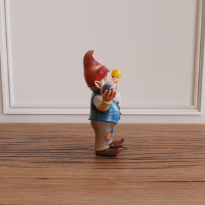 Statuetta di Gnomo Animato in Resina Personalizzata, Decorazione da Giardino, Divertente Statua di Nano, Produzione OEM all'Ingrosso di Personaggi Gnomo in Poliresina - Product Image 4