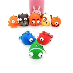 Llavero para apretar los ojos de los animales, juguete antiestrés - Product Image 4