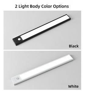Barre lumineuse LED rechargeable à détecteur <span class=keywords><strong>de</strong></span> mouvement, éclairage pour armoire et placard, intensité variable en continu, 20/30/40/60 cm - Product Image 3