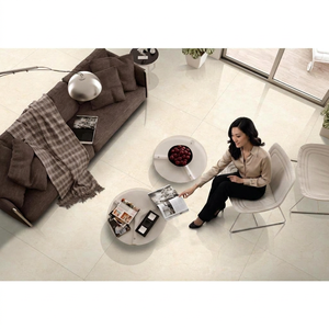Italia Cream 1000x1000mm Polished Glazed Porcelain Floor <b>Tiles</b> Slab 100x100cm - Product Image 2