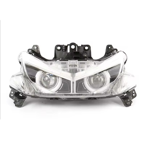 Feux avant à LED haute luminosité en alliage d'aluminium aéronautique beige DD78 à 2 lentilles pour motos Yamaha NVX155 AEROX155, phare antibrouillard - Product Image 4