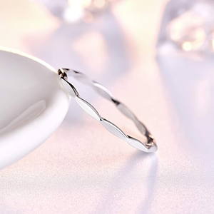 Горячая распродажа: Кольцо из стерлингового серебра <span class=keywords><strong>925</strong></span> пробы с цирконами, тонкое, однотонное, для помолвки, годовщины, свадьбы, вечеринки, с родиевым покрытием, изысканное - Product Image 4