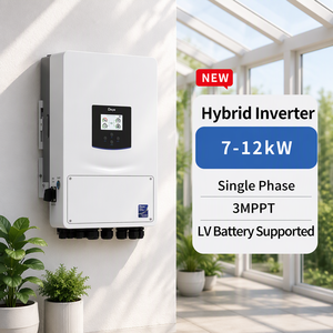 Inversor Solar Híbrido Monofásico <span class=keywords><strong>Deye</strong></span> SUN-7/7.6/8/10/12K-SG06LP1-EU-CM3 de 7kW, <span class=keywords><strong>8kW</strong></span>, 10kW y 12kW para Almacenamiento de Energía en Hogares Europeos - Product Image 1