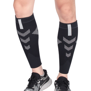Protège-tibias tricotés sans orteils, protège-tibias de football, sangle de jambe, manchon de compression pour mollet, protège-tibias de football - Product Image 1