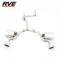 Système d'échappement en acier inoxydable RVE pour Audi A3 A4 B9 S4 B8 B8.5 S5 B9 S3 8v A5 2.0T avec soupapes