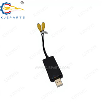 Kabel Konversi Output Video CVBS USB Male ke Dual RCA Female untuk Stereo Mobil Android, Kabel Transfer Sinyal AV Ganda