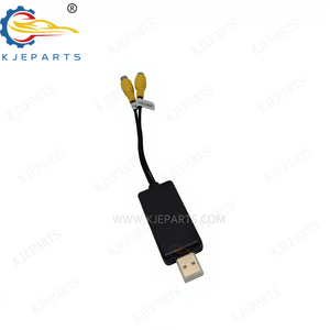 USB 남성-듀얼 RCA 여성 CVBS 비디오 출력 변환 하네스 자동차 안드로이드 스테레오 듀얼 AV 신호 전송 케이블 - Product Image 2