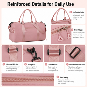 Bolsa <span class=keywords><strong>de</strong></span> Gimnasio Impermeable <span class=keywords><strong>de</strong></span> Gran Capacidad con Logotipo Personalizado, Bolsa <span class=keywords><strong>de</strong></span> Viaje Deportiva Resistente con Compartimento para Zapatos para Hombres y Mujeres - Product Image 3
