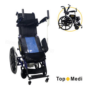Elderly Disabled <b>Reclining</b> Standing Wheelchair with Quick Release Rear Wheel - Product Image 2