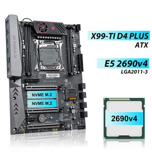 JGINYUE X99-TI D4 PLUS Motherboard-Kit DDR4 Unterstützt Intel LGA211-3 E5 2690v4 <span class=keywords><strong>Desktop</strong></span>-<span class=keywords><strong>PC</strong></span> Gaming-Motherboard - Product Image 1