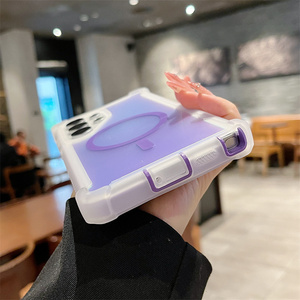 เคสโทรศัพท์มือถือแบบไล่เฉดสี ลายเลเซอร์แม่เหล็ก สำหรับ Samsung 26 ultra S25 S24 FE plus A Series ป้องกันการกระแทก ฝาหลัง IMD - Product Image 6
