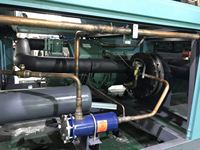 Équipement de refroidissement industriel, refroidisseur à vis refroidi par air de 328,2 kW avec moteur pour la circulation de la réfrigération