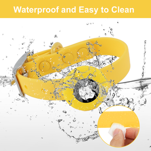 Neues Design Einstellbares wasserdichtes Trainings-Haustier halsband Air Tag Hunde halsband mit <span class=keywords><strong>GPS</strong></span>-<span class=keywords><strong>Tracking</strong></span>-PVC-Hunde halsband - Product Image 4