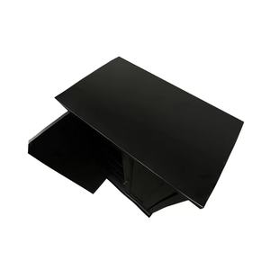 Aspetto moderno moderno a specchio 4 ante 3 cassetti armadio uso specifico Console <span class=keywords><strong>in</strong></span> <span class=keywords><strong>vetro</strong></span> trasparente palestra bambini antico classico fatto a mano - Product Image 5