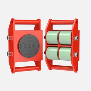 नई अपडेटिंग गाढ़ी स्टील प्लेट पैलेट मूविंग स्केट ट्रांसपोर्ट रोलर 12t <span class=keywords><strong>15t</strong></span> 18t 24t कार्गो ट्रॉली मशीन मूविंग स्केट्स - Product Image 1