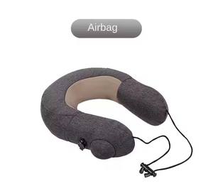 Riway katlanır şişme seyahat taşınabilir u-şekilli yoğurma boyun servikal İşlevli masaj hava yastığı akıllı masaj yastığı - Product Image 4