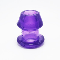 Gros bouchons anaux en cristal à pointe souple creux, jouets sexuels pour adultes, pour hommes, couples, grand dilatateur gonflable, bouchon anal