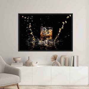 Elegant Printed Canvas Artwork: Modern Wall Decor for Home,<b>BLACK</b> <b>FRAMED</b> CANVAS - Product Image 3