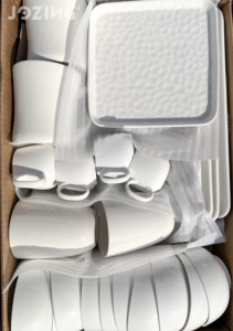 Vajilla de Cerámica Blanca Redonda Clásica de Porcelana de <span class=keywords><strong>la</strong></span> Fábrica JOZING, Apta para Microondas y Lavavajillas, para Uso en Restaurantes - Product Image 5