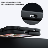 Coque de téléphone mate anti-traces de doigts pour iPhone Duo TPU+PC, coque hybride translucide TPU+PC antichoc pour iPhone 18 Fold
